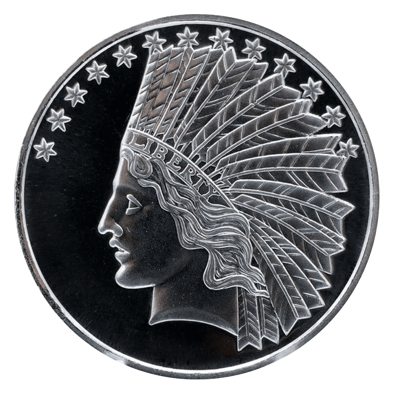 1 oz Silver Round | Indian Head Design (.999 Pure)