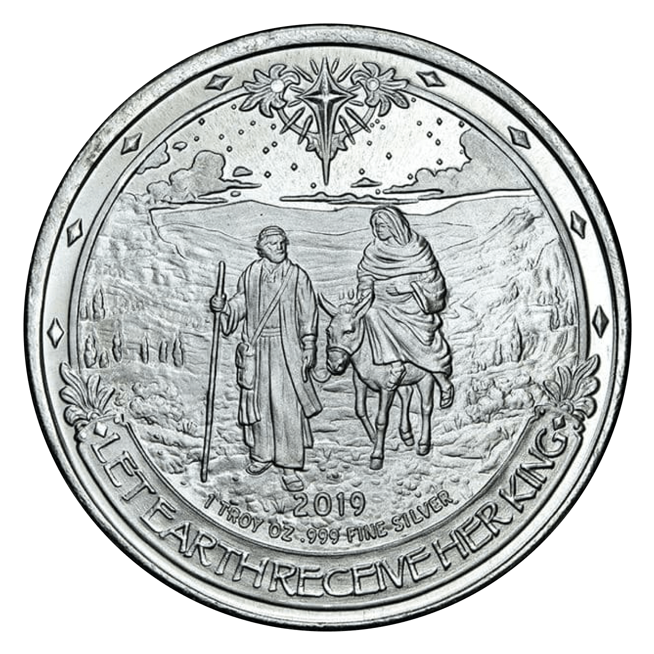 2019 Nativity 1 oz Silver Round (.999 Pure)