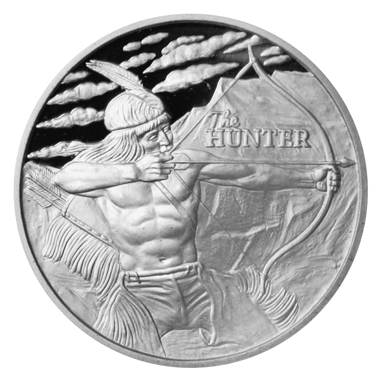 The Hunter 1 oz Silver Round (.999 Pure)